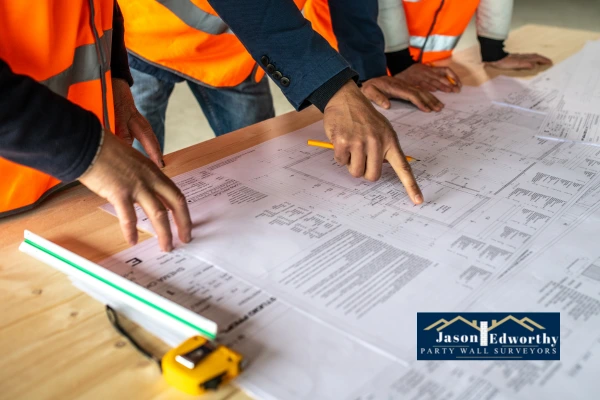 See if you need a party wall agreement for building along boundary line Kingswood