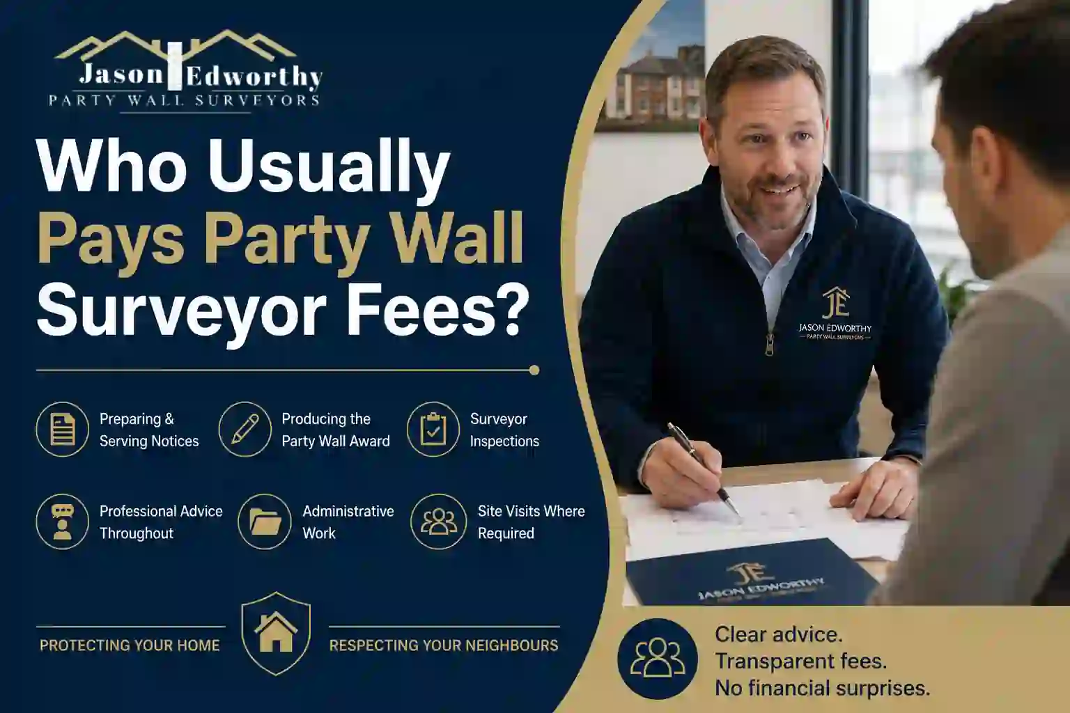 Who Usually Pays Party Wall Surveyor Fees Kingswood?